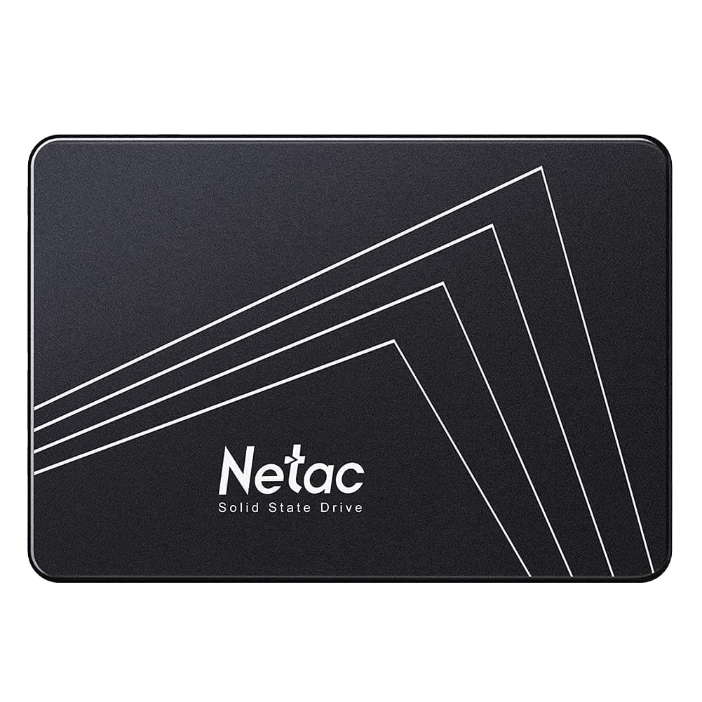 Netac SSD 240GB, SSD Festplatte Intern Sata 3.0 2,5 Zoll für Laptop, PC, Desktop, (N530S, Schwarz, 3D Nand) Angebot bei HelloDeals