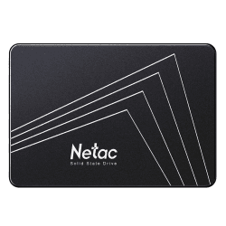 Netac SSD 240GB, SSD Festplatte Intern Sata 3.0 2,5 Zoll für Laptop, PC, Desktop, (N530S, Schwarz, 3D Nand) Angebot bei HelloDeals