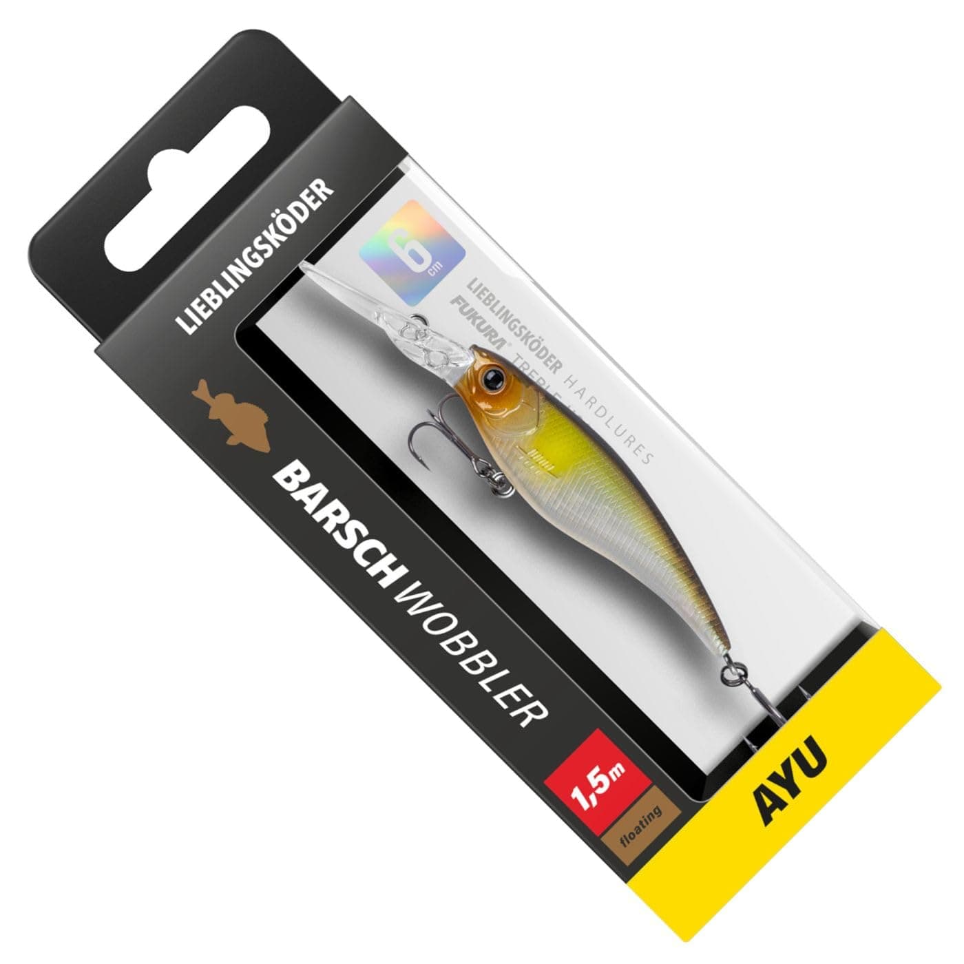 Lieblingsköder Barschwobbler 6cm 5,3g - Wobbler Ayu Angebot bei HelloDeals