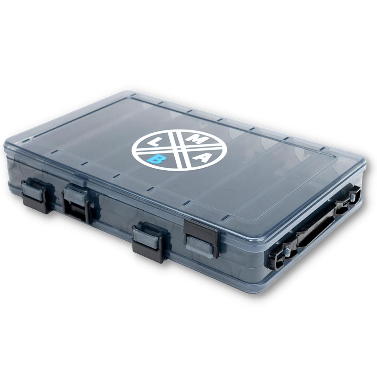 LMAB Köderbox Tackle Box Hardbait - 3 Größen - Wobbler Box, Angelbox für Wobbler doppelseitig, Wobblerbox, Hardbait Box, Angelköder Box, Box für Wobbler L - Kurze Teilung - 27x18x5 Cm Angebot bei HelloDeals