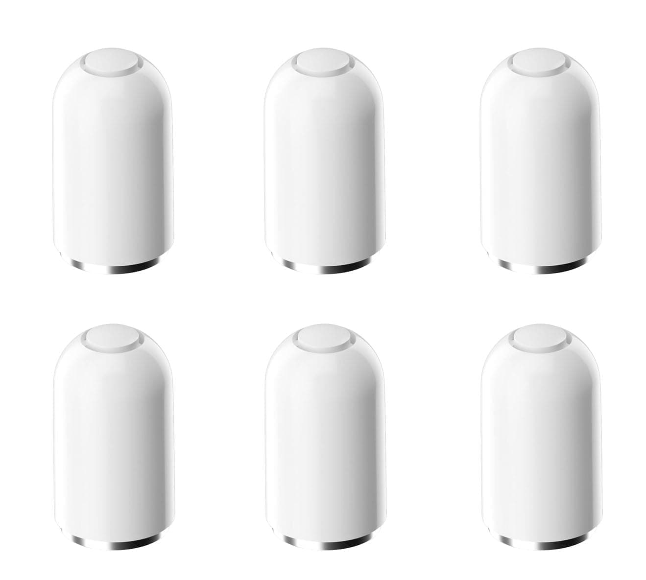6er-Pack Kappen Magnetische Ersatzkappen, Kompatibel Apple Pencil 1. Generation, Magnetische Kappen für Apple Pencil Cap, Weiß Angebot bei HelloDeals