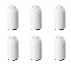 6er-Pack Kappen Magnetische Ersatzkappen, Kompatibel Apple Pencil 1. Generation, Magnetische Kappen für Apple Pencil Cap, Weiß Angebot bei HelloDeals