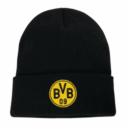 Dortmund Borussia BVB Logo Beanie schwarz Angebot bei HelloDeals