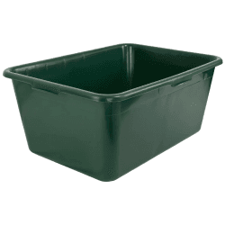 Petigi Wildwanne Wanne Gross Lebensmittelecht XXL Groß Eckig 90 Liter Kunststoffwanne Plastikwanne Kunststoff Behälter Garten Wassertrog rechteckig Grün 1 Stück 90 L Angebot bei HelloDeals