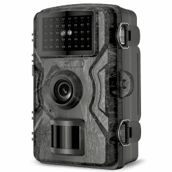 Wildkamera, 60MP 4K Video Wildtierkamera, 0,1 Sekunden ausgelöste IP66 wasserdichte Wildkamera mit Nachtsicht und Infrarotfunktion zur Tierüberwachung Armeegrün Angebot bei HelloDeals