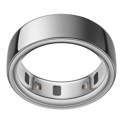 Oura Ring 4 - Silber - Größe 8 - Smart Ring | Messen Sie zuerst mit Oura Ring 4 Sizing Kit | Sleep Tracking Wearable - Herzfrequenz - Fitness Tracker - Bis zu 8 Tage Batterielaufzeit Silver 8 Angebot bei HelloDeals