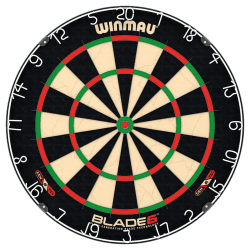 WINMAU Dartscheibe - Blade 6 Dartscheibe | Blade 6 Bündel - Professionelles PDC-Dartboard mit Offiziellen Turnierspezifikationen für Darts-Enthusiasten Angebot bei HelloDeals