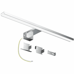 Hommie LED Spiegelleuchte Bad 50CM 12W 1549LM 4000K Neutralweiß Aluminiumlegierung Spiegellampe Badezimmer Lampe 230V Schrankleuchte Schminklicht Spiegel Beleuchtung IP44 Wasserdicht Natürliches Weiß Kein Stecker 50cm Angebot bei HelloDeals