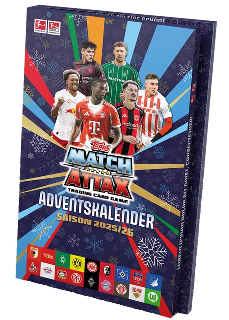Match Attax Bundesliga 2025/2026 – Adventskalender Angebot bei HelloDeals