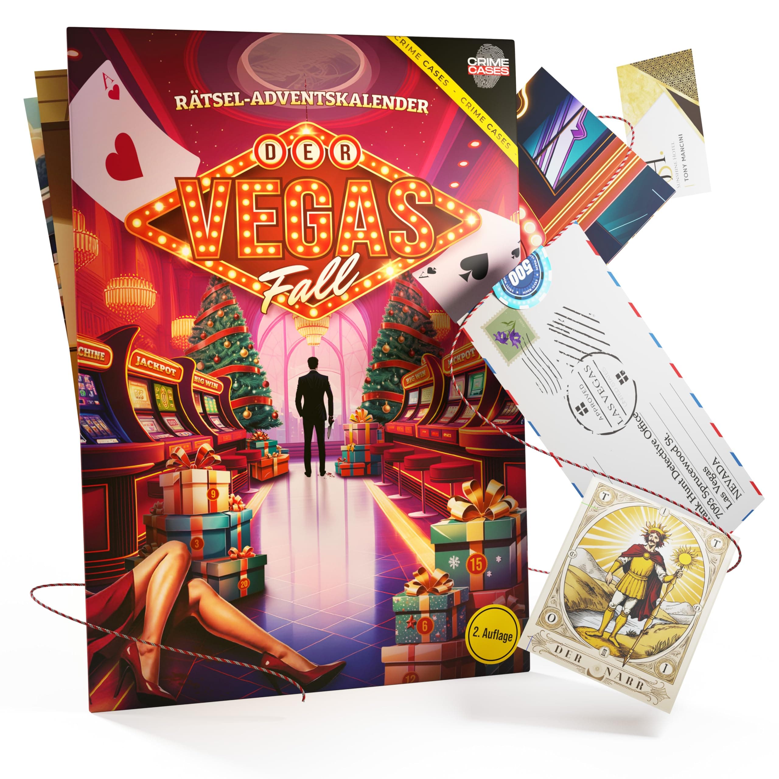 Escape Room Spiel "Der Vegas Fall" I Spannendes Krimi Rätselspiel für Erwachsene I 24 spannende Rätsel mit Hörspiel | Escape Spiel als Adventskalender ab 14 Jahren (Neue Auflage) Angebot bei HelloDeals