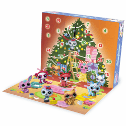 Littlest Pet Shop - Adventskalender der Pet Shop - 8 Pet Shop und 16 Zubehörteile - 24-Tage-Weihnachtskalender - Mini-Tierfiguren zum Sammeln - Spielzeug für Kinder ab 4 Jahren - BF00758 Angebot bei HelloDeals