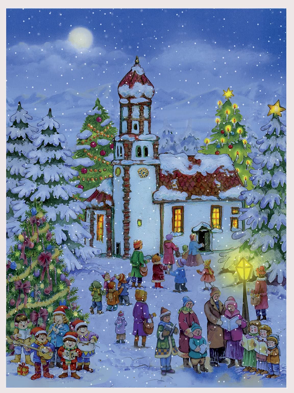 Adventskalender "Weihnachtskapelle": Papier Adventskalender Angebot bei HelloDeals