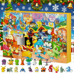 Adventskalender 2025,24 Überraschungen Cartoon-Figuren,Weihnachts-Adventskalender,Weihnachtskalender Geschenk Idee Angebot bei HelloDeals