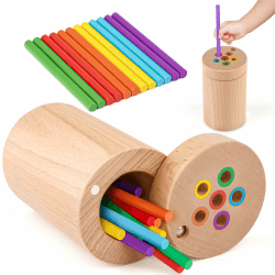 Vanplay Montessori Spielzeug ab 2 Jahr, Sortierspiel, Motorikspielzeug, Kinderspielzeug ab 3 Jahre, Holzspielzeug Sensorik Spielzeug Baby Angebot bei HelloDeals