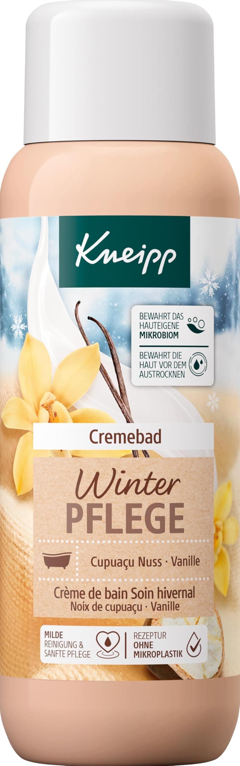 Kneipp Cremebad Winterpflege - Badezusatz mit winterlichem Duft und sanfter Pflege für die Haut - 400ml 1 Angebot bei HelloDeals