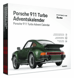 FRANZIS 67233 - Porsche 911 Turbo Adventskalender - Modellbausatz im Maßstab 1:43, inkl. Soundmodul und 52-seitigem Begleitbuch Angebot bei HelloDeals