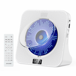 Gueray CD Player Kinder Radio mit CD Players Bluetooth CD-Player mit Lautsprecher Frontanzeige Fernbedienung Unterstützung Timer USB-Wiedergabe AUX-Wiedergabe Angebot bei HelloDeals