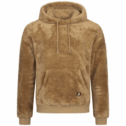 Höhenhorn Bärg Hoodie Teddyfleece Herren Kapuzen Pullover Hoody Sweatshirt XL Beige Angebot bei HelloDeals