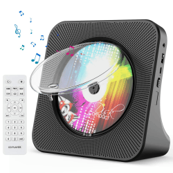Gueray Tragbarer CD-Player, Bluetooth CD Kpop Player für Desktop mit HiFi-Sound-Lautsprecher, niedlicher FM-Radio-CD-Musik-Player für Zuhause mit Fernbedienung, Staubschutz, LED-Bildschirm Angebot bei HelloDeals