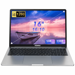 ACEMAGIC 16-Zoll-FHD-Display-Laptop, Quad-Core-N-95-Prozessor mit bis zu 3,4 GHz (Beat N5095), 16 GB DDR4, 512 GB SSD, Notebook-Computer mit Metallgehäuse, unterstützt WiFi, BT5.0, 3*USB3.2 16 Zoll+N95-16+512GB Angebot bei HelloDeals