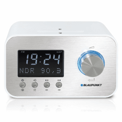 Blaupunkt CLRD 40 Radiowecker DAB+ mit Stromkabel – Digitaler Radio Wecker mit RDS, Funkuhr, dimmbarem LCD-Display, Sleep-Timer, Weckfunktion, UKW, Uhrzeit & Datum, klarer Klang, kompakt & modern White Angebot bei HelloDeals