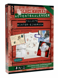 TOPP Crime Files – Fallakte: Winter-Einbruch. Der geniale Krimi-Adventskalender. Ermitteln und Rätseln – mit realistischen Beweismitteln für 24 Tage Angebot bei HelloDeals