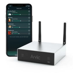 Arylic A50+ WiFi & Bluetooth Heimverstärker TPA3116 Mit 50+50W 24V DC/2.0 Stereokanal, AirPlay DLNA, Multiroom/Multizone Sync, 24bit 192 kHz HiFi Audio Streaming Integriert für Lautsprecher. Angebot bei HelloDeals