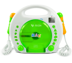 X4-TECH Kinder CD-Player Bobby Joey MP3 mit Akku und Netzteil Angebot bei HelloDeals