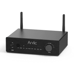 Arylic B50 Verstärker mit Bluetooth, Stereo Amplifier, 2 Kanal 50W*2 Home Audio AMP, mit HDMI, ARC, Opt, DAC, Phono Eingang. Unterstützt aptX High-Definition-Musikübertragung und -Empfang. Angebot bei HelloDeals