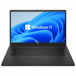 HP Laptop, 17,3 Zoll IPS Full-HD Display, Intel N200 4 x 3.70 GHz, 32 GB DDR4 RAM, 1000 GB SSD, Intel UHD Graphics, Schwarz, Norton 360, Windows 11 Angebot bei HelloDeals