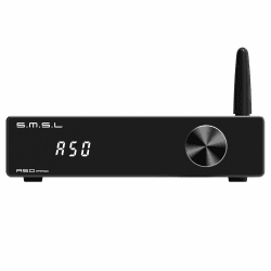 S.M.S.L A50 Pro Verstärker,LPF&HPF,2.1 Kanal Audio Verstärker,100W Bass Ausgangsleistung, HiFi Bluetooth 5.0 Stereo Audio Verstärker,Unterstützt HDMI (ARC),Passiver Subwoofer,MA12070P*2 Chip Angebot bei HelloDeals