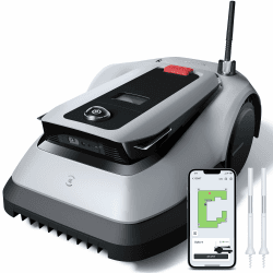 ECOVACS GOAT G1-800 Mähroboter 800㎡ ohne Begrenzungskabel, vollautomatischer kartierender Rasenroboter, Ultra-Weitband+Vision+GPS-Positionierung, 16-Zonen-Management, intelligente Hindernisvermeidung G1-800G Angebot bei HelloDeals