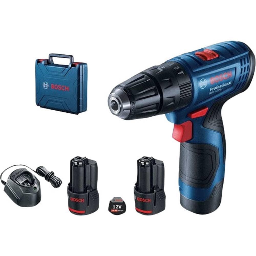 Bosch 06019G8000 GSR 120-LI Akku-Bohrschrauber (2x2,0Ah) Angebot bei HelloDeals