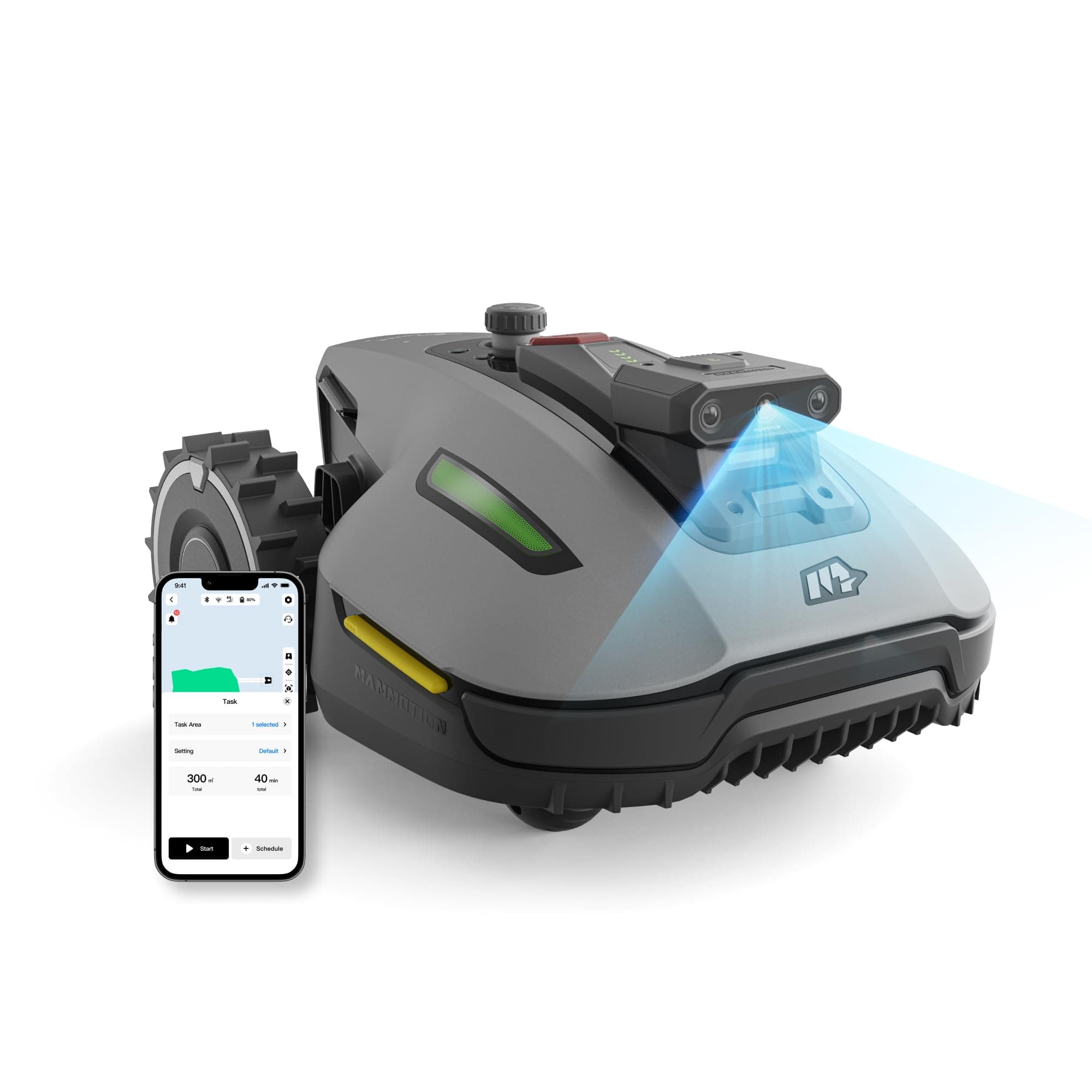Mammotion YUKA mini Vision Mähroboter ohne Begrenzungskabel, Kein RTK, Empf. 700m², Triple-Cam AI Vision Navigation Rasenmäher Roboter, Automatische Kartierung&Hindernisvermeidung, App-Steuerung YUKA Mini700 Vision Angebot bei HelloDeals