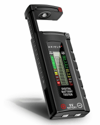 Digitaler Batterietester mit LCD Anzeige – Universal Batterie Tester & präzises Batterieprüfgerät für Haushalt – Für AAA, AA, C, D, 9V & 1,5V Knopfzellen Angebot bei HelloDeals