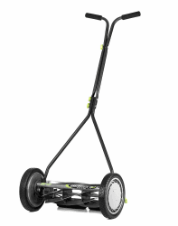 Earthwise Spindelmäher 1715-16EWG, 7 Klingen, 16" mit Fangkorb, Grau/Silber/Grün 16", 7-blade Angebot bei HelloDeals