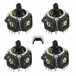 Yakobst Analoges Joystick-Modul für PS4,3D Ersatz Analog Stick Joystick für PS4,Ersatzteile 3D Thumb Stick Rocker Sensor Modul (4 Stück) Angebot bei HelloDeals