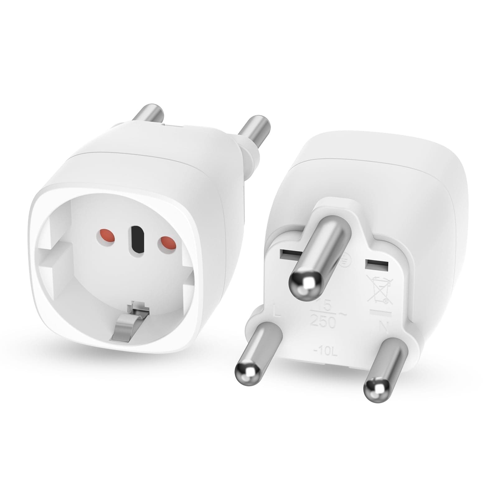 2X Reiseadapter für Südafrika Steckdose Typ M, Adapter Südafrika, EU nach Südafrika Reiseadapter für Südafrika, Mosambik, Bhutan, Namibia, Botswana Reiseadapter Typ M EU auf ZA Angebot bei HelloDeals