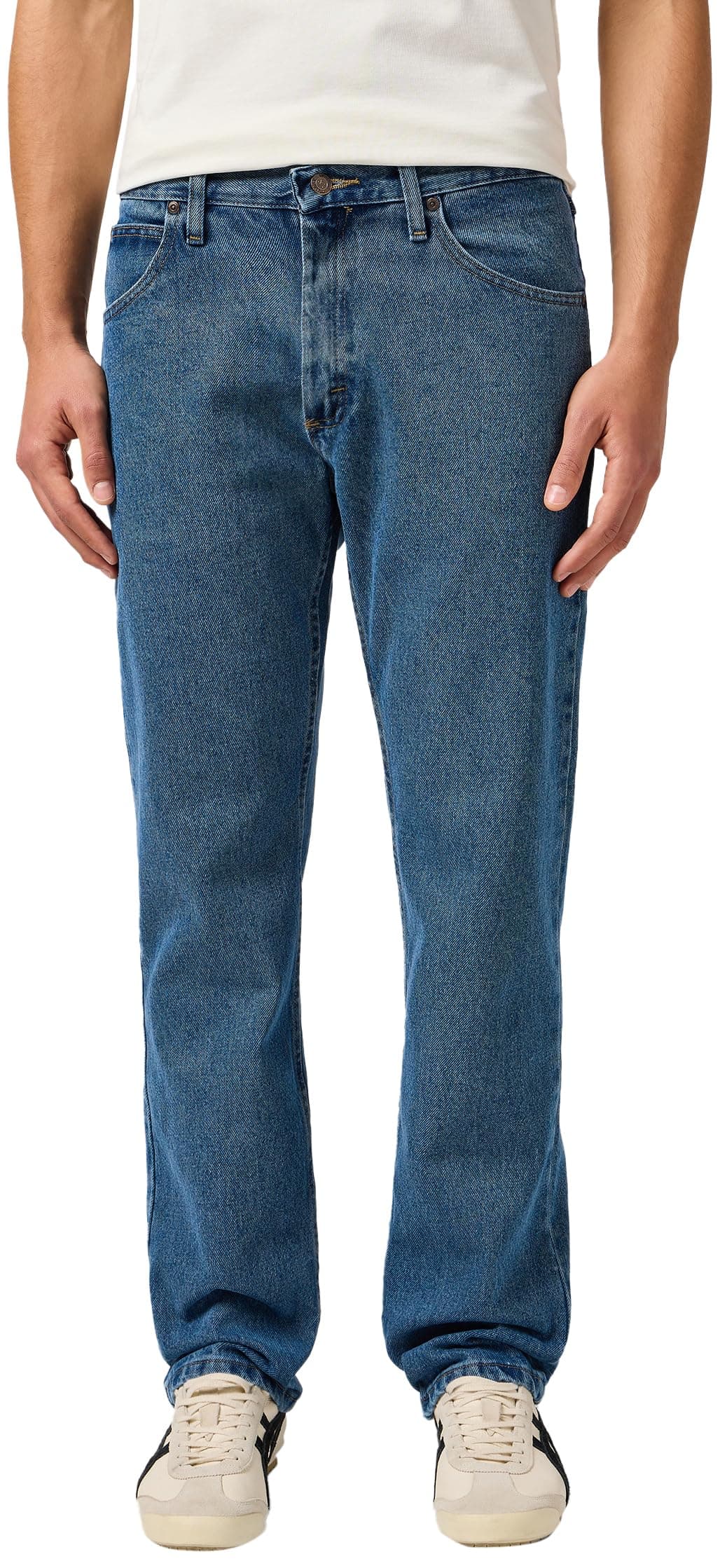 Wrangler Authentics Herren Jeans 34W / 32L Stonewash Dark Angebot bei HelloDeals