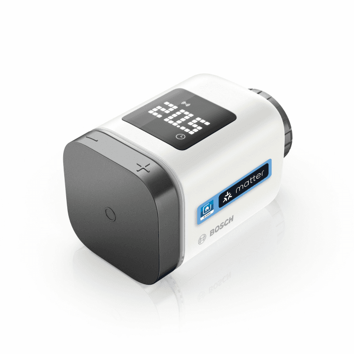 Bosch Smart Home Heizkörperthermostat II [+M], smartes Thermostat, Flexible Nutzung im Bosch Smart Home System oder herstellerübergreifend in Matter Systemen, anthrazit Heizkörperthermostat II [+M], anthrazit Angebot bei HelloDeals
