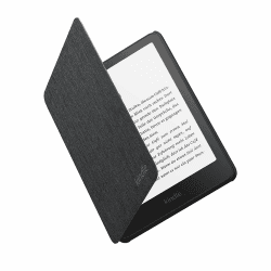 Hülle für Amazon Kindle Paperwhite und Amazon Kindle Colorsoft – Leichte und wasserfeste faltbare Schutzhülle – Stoff Schwarz Angebot bei HelloDeals