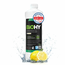 BiOHY Reinigungsmittel für Saugwischer mit Frischeduft (1l Flasche) | 1:200 Konzentrat für alle Nass-Trockensauger | ideal für Fliesen, PVC, Parkett, Laminat & Teppich | streifenfreier Glanz Saugwischer Frisch ohne Dosierer 1 l (1er Pack) Angebot bei HelloDeals