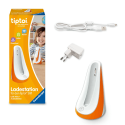 Ravensburger tiptoi Ladestation 00111 - lädt Akku und Audiodateien, Ladestation für den tiptoi Stift der 4. Generation Single Angebot bei HelloDeals