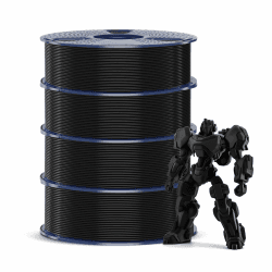 SUNLU 4KG PETG Filament 1,75 mm, 3D Druckerfilament Bundle, Verbesserte Zähigkeit hohe Schlagfestigkeit, für die Meisten FDM 3D Drucker, 1kg pro Spule, 4 Rollen, Schwarz 1KG*4 Schwarz 4KG Angebot bei HelloDeals