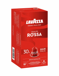 Lavazza Espresso Qualita Rossa , vollmundiger und ausgewogener Espresso, 30 Kapseln, Nespresso kompatibel Schokolade 171 g (1er Pack) Angebot bei HelloDeals