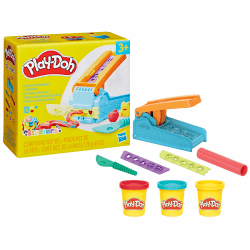 Play-Doh Knetwerk Starter Set, 3 x 56 g Dosen bunter Knetmasse, 2 Accessoires und Förmchenmaschine, Bastel-Set zum Formen und Entdecken, kreatives für Kinder ab 3 Jahren Knetwerk Starter-Set Angebot bei HelloDeals