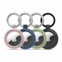 OtterBox AirTags Clear Case für AirTag, stoßfeste, sturzsichere, robuste, dünne Schutzhülle für Apple AirTags, 4 Packung, inklusive Karabiner, Ocean Life Angebot bei HelloDeals