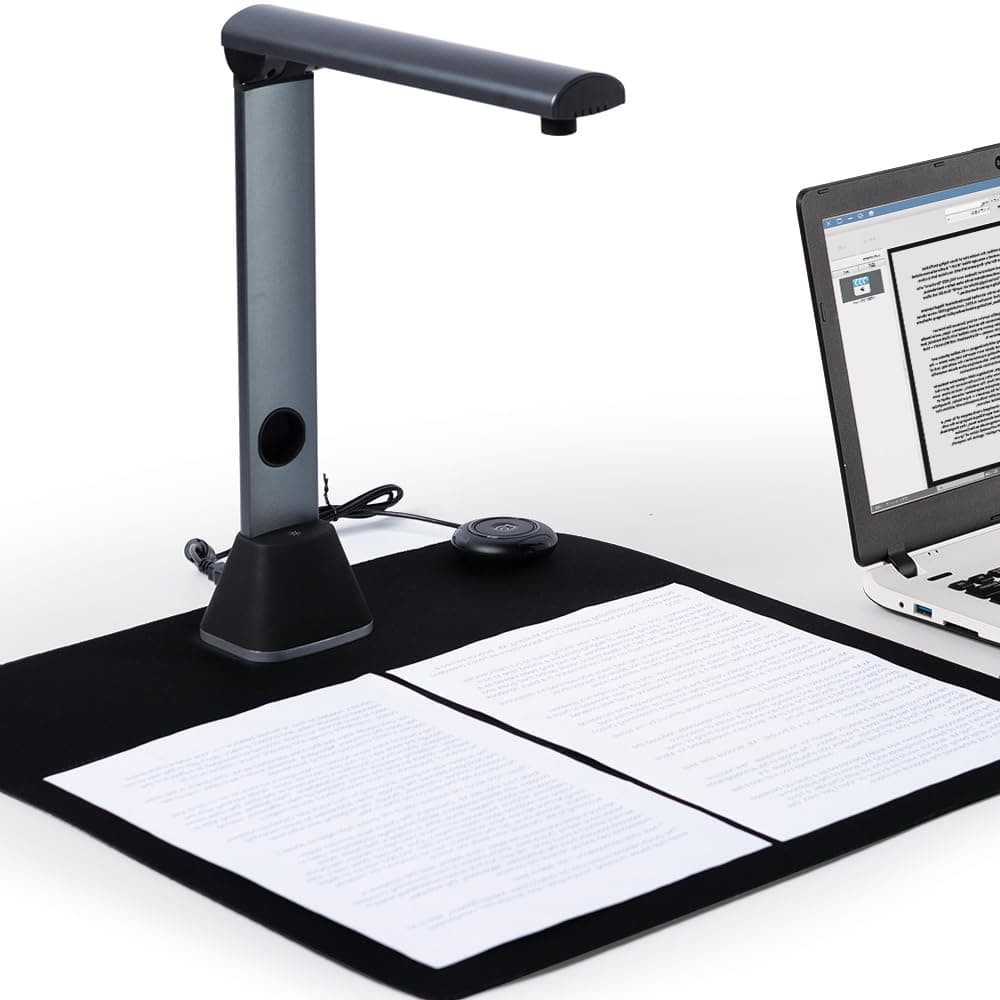 Scanner Dokumentenscanner A3 Mobil: 17MP Hochauflösende Dokumentenkamera OCR Texterkennung 130 Sprachen PDF/Word/Excel Belege Archivierung Zuhause Büro Schule Universität Angebot bei HelloDeals