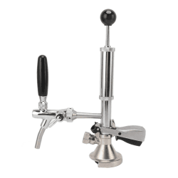 4-Zoll-Bierfass-Partypumpe, Edelstahl-Bierfass-Zapfhahn, Fass-Handpumpe mit Bierhahn, Fassbier-Kegerator-Pumpe, für Selbstgebraute Picknick-Partys, Hochzeitsveranstaltungen Angebot bei HelloDeals