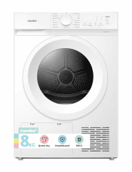 Comfee Wärmepumpentrockner, 8kg, Energieklasse D mit Wärmepumpentechnologie, UV-Licht für hygienische Reinheit, Auffrischen, LED-Display,Schnelltrocknen,CD08EHP05W,Weiß [Energieklasse D] Angebot bei HelloDeals